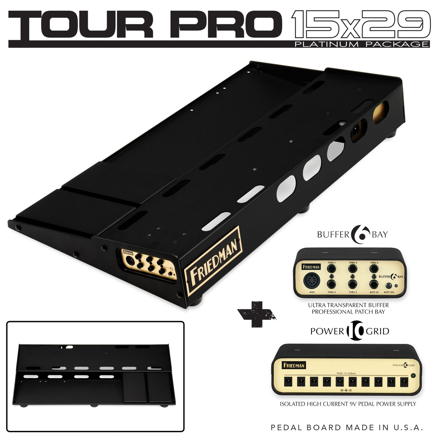 pedal board power Friedman Tourpro 1529 Plat – Motor City Guitar