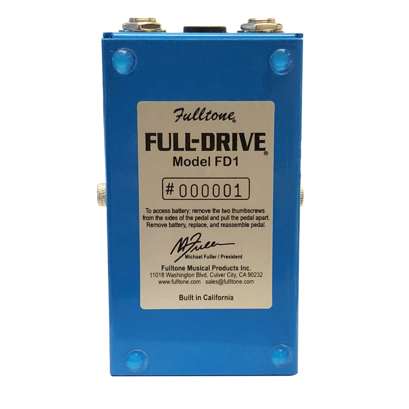 Fulltone Full-Drive1 FD1 Overdrive Pedal