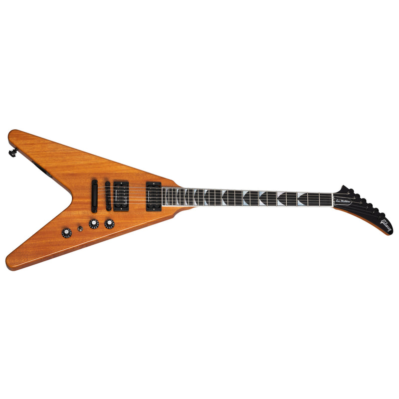 Gibson Dave Mustaine Megadeth Signature Flying V EXP Guitar - Antique Natural