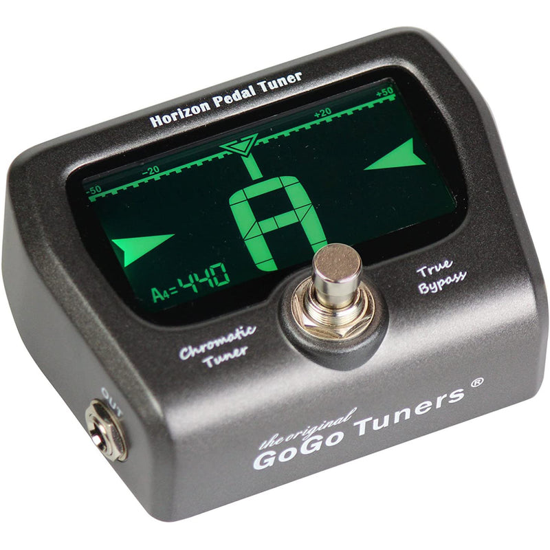 GoGo Tuners Horizon Chromatic Pedal Tuner - Black