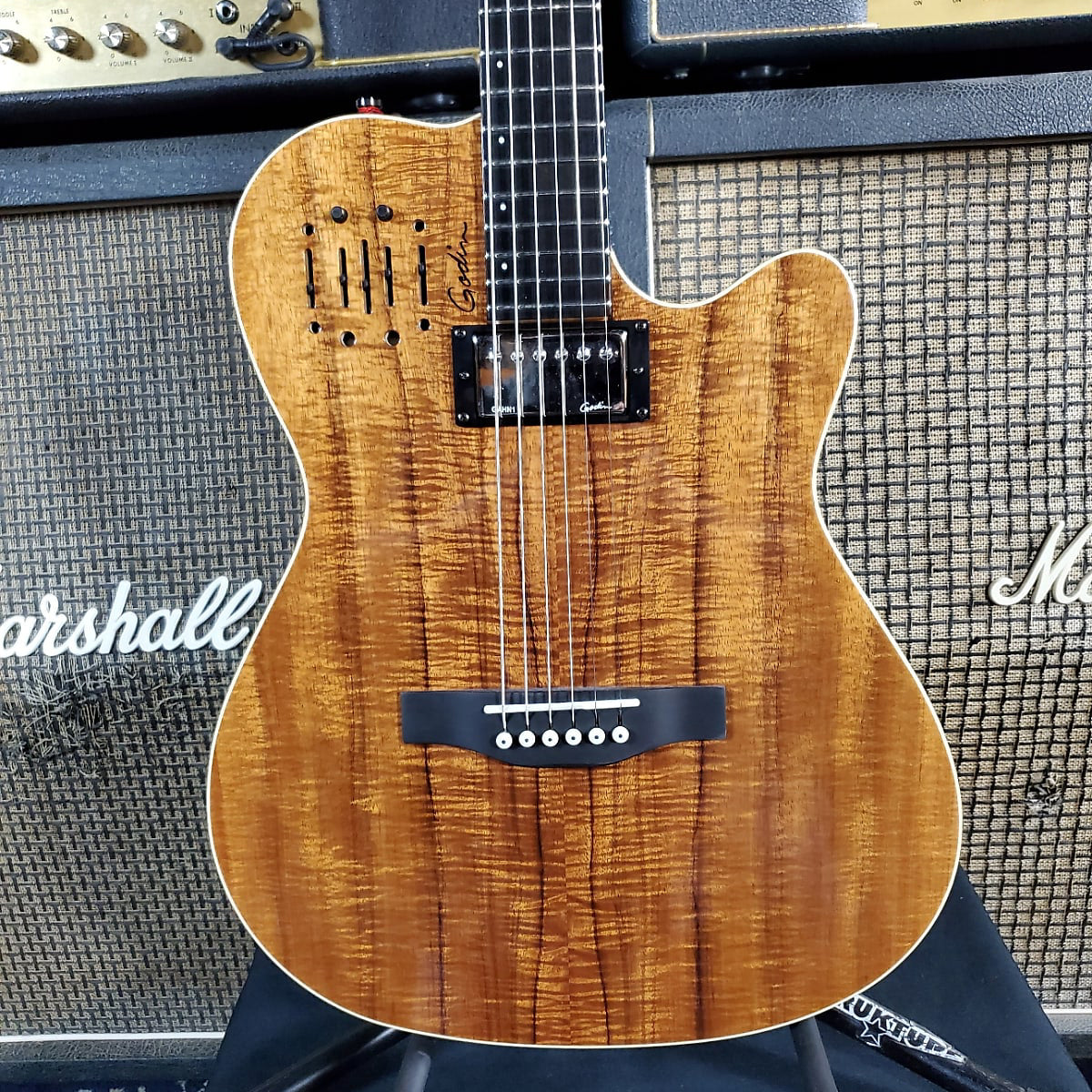 Godin A6 Ultra Extreme Koa HG Limited Edition Semi-Hollowbody Guitar