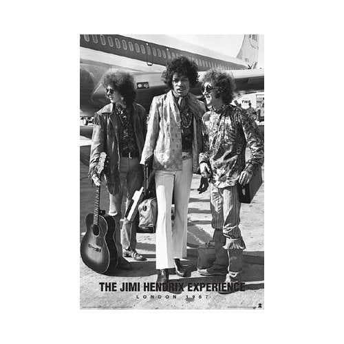 Jimi Hendrix Exp Plane Poster
