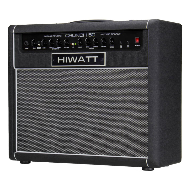 Hiwatt Crunch 50R 50W Combo w/ 1x12” Speaker & Spring Reverb