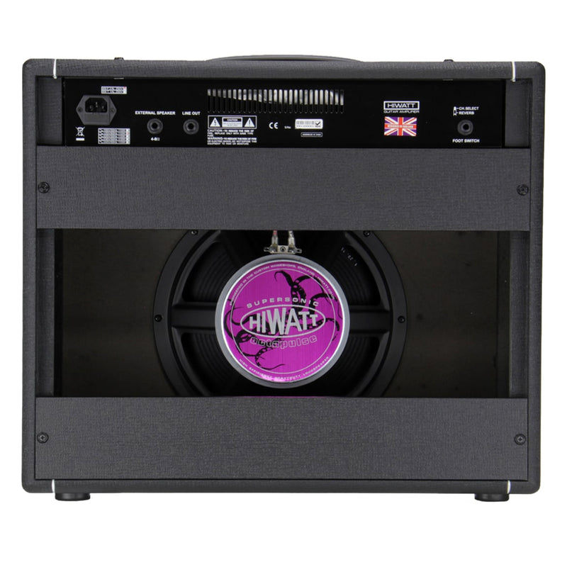Hiwatt Crunch 50R 50W Combo w/ 1x12” Speaker & Spring Reverb