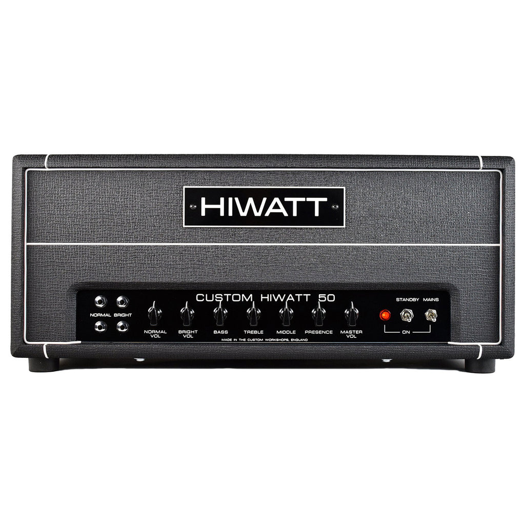Hiwatt UK DR-504 Custom 50 50-Watt Hand-Wired Tube Guitar Head