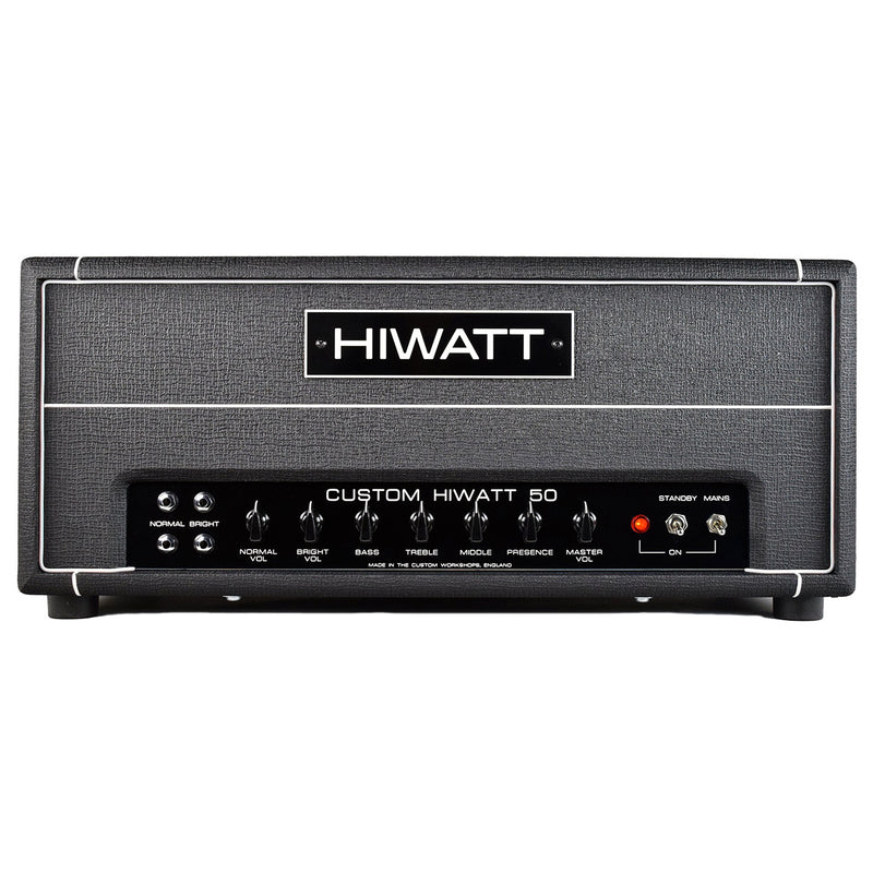Hiwatt UK DR-504 Custom 50 50-Watt Hand-Wired Tube Guitar Head