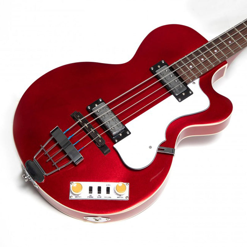Hofner Ignition Series Club Bass Metallic Red