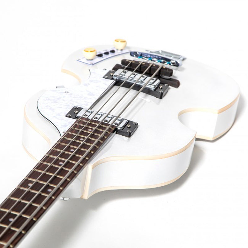 Hofner Ignition Series Violin Bass Pearl White