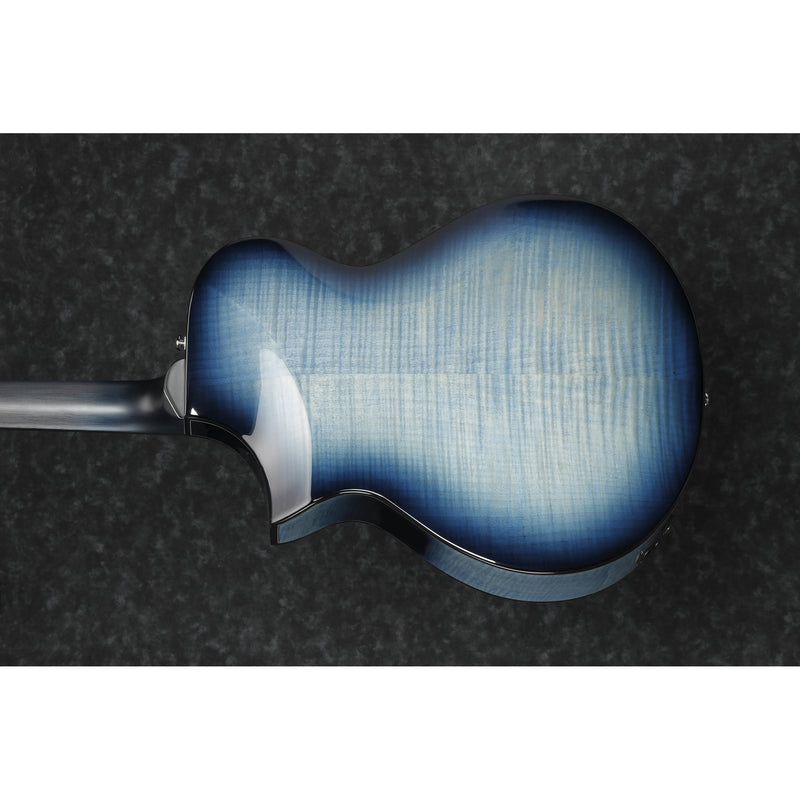 Ibanez AEWC400 AEW Series Acoustic-Electric Guitar - Indigo Blue Burst High Gloss
