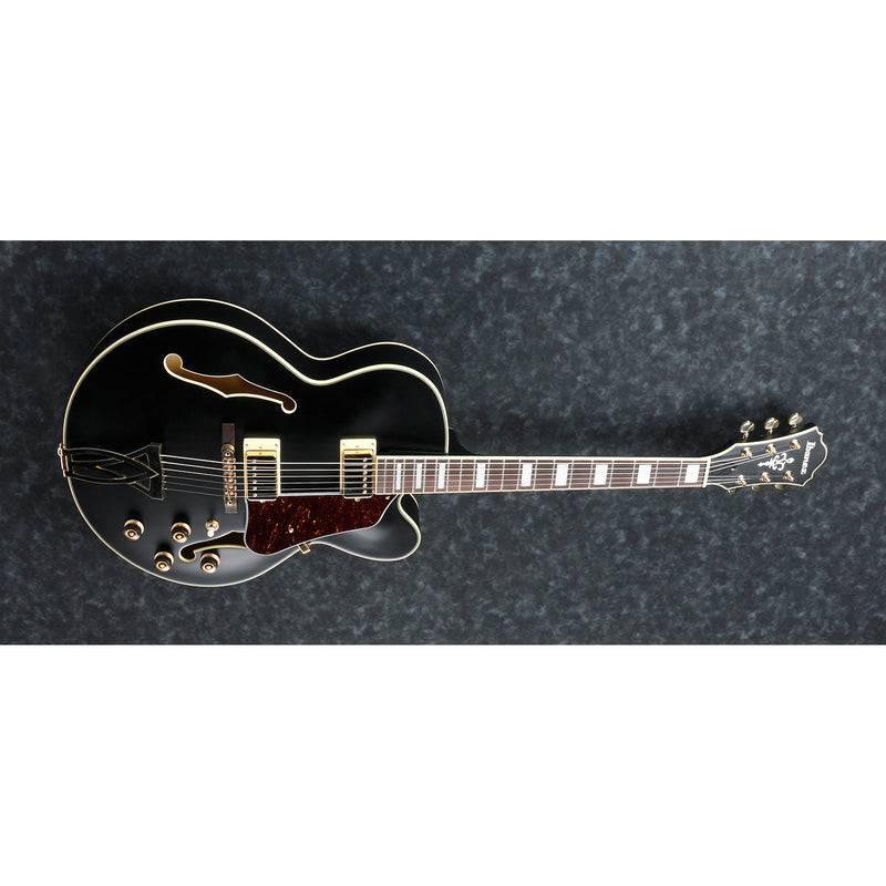 Ibanez AF75GBKF AF Artcore Guitar - Black Flat