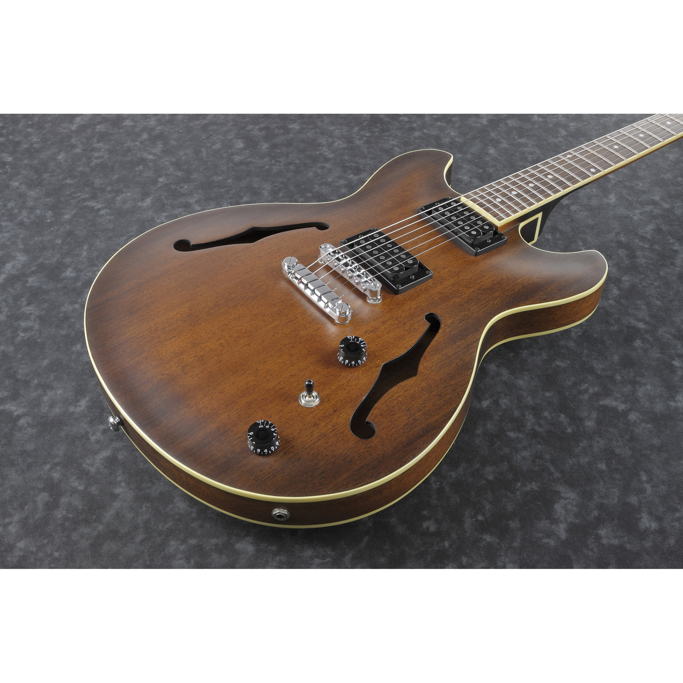 ibanez artcore as53 tobacco flat | AS | HOLLOW BODIES | PRODUCTS hollow styleACH pickups feature a warm tone and quick responseIncreased sustain and feedback Ibanez Artcore AS53 Hollow-Body Electric