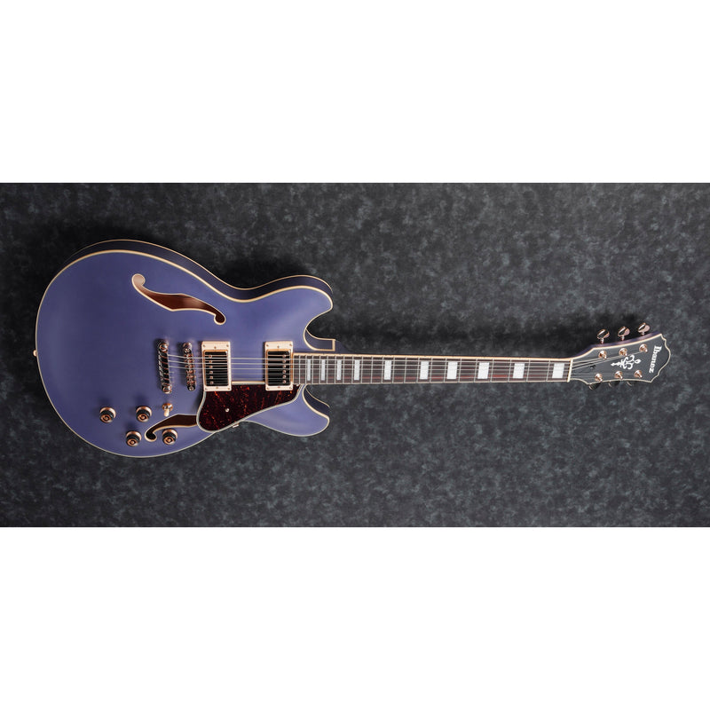 Ibanez AS73GMPF AS Artcore Guitar - Metallic Purple Flat