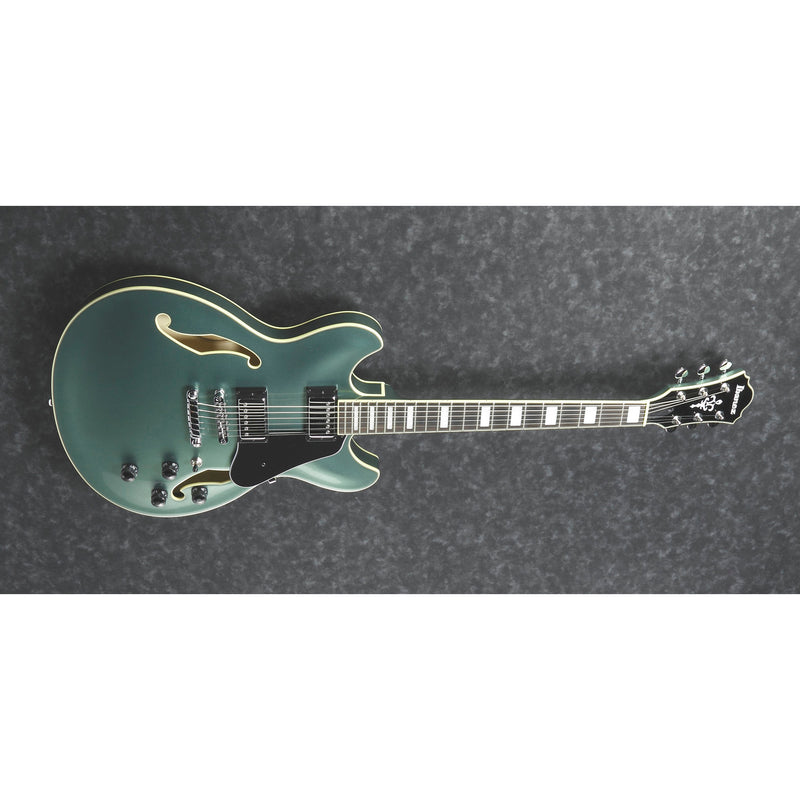 Ibanez AS73OLM AS Artcore Guitar - Olive Metallic