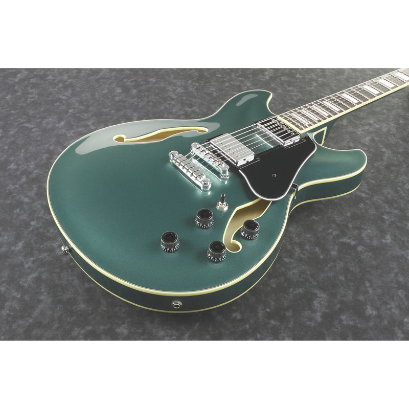 Ibanez AS73OLM AS Artcore Guitar - Olive Metallic