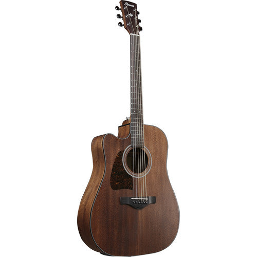 Ibanez AW54LCEOPN Left-Handed Cutaway Dreadnought Acoustic Guitar - Open Pore Natural