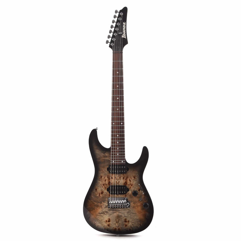Ibanez Premium AZ427P1PB 7-string Guitar - Charcoal Black Burst