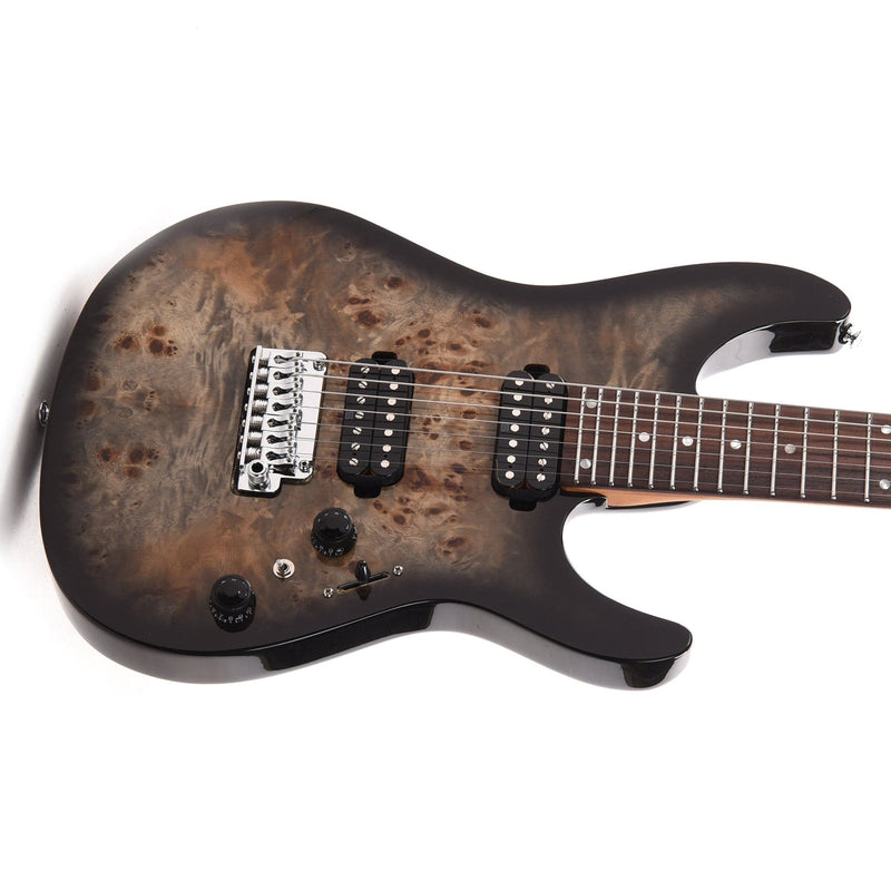 Ibanez Premium AZ427P1PB 7-string Guitar - Charcoal Black Burst