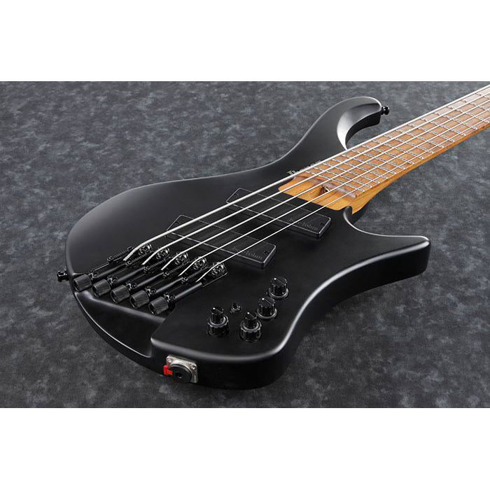 Ibanez Bass Workshop EHB1005MS Headless 5-String Bass Guitar w/ Multi-Scale Fingerboard - Black Flat