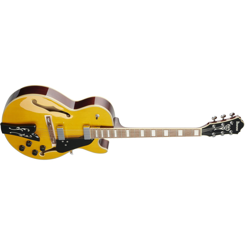 Ibanez GB10EMAA George Benson Signature Hollow Body Guitar - Antique Amber