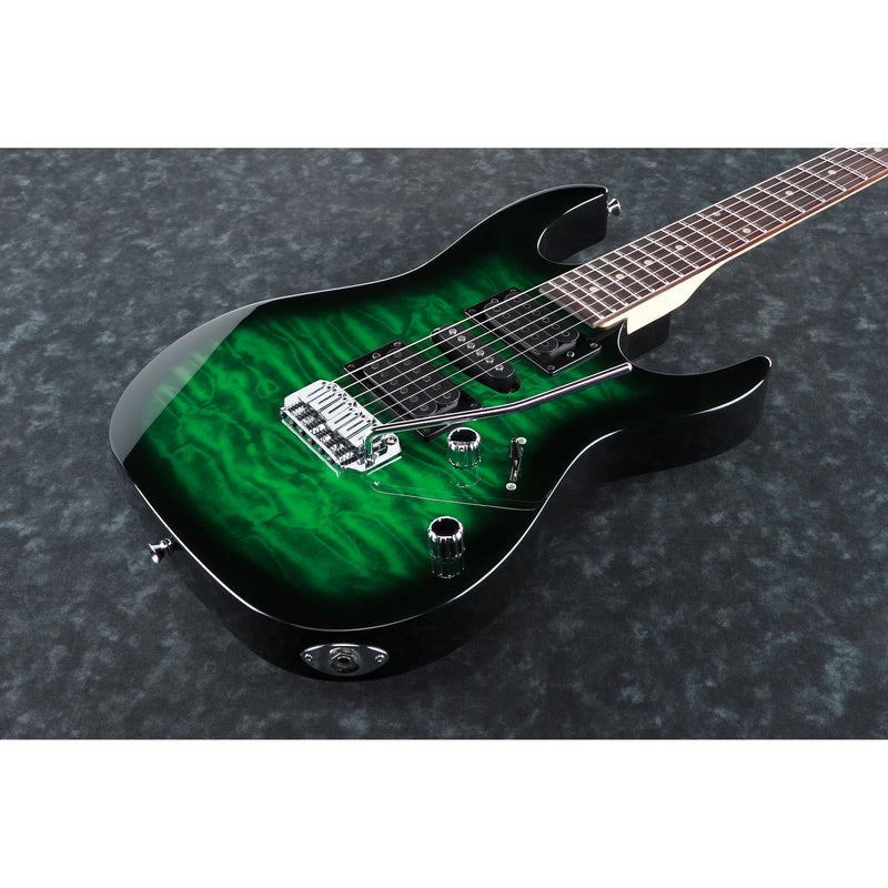 Ibanez GRX70QATEB GIO RX Guitar - Transparent Emerald Burst