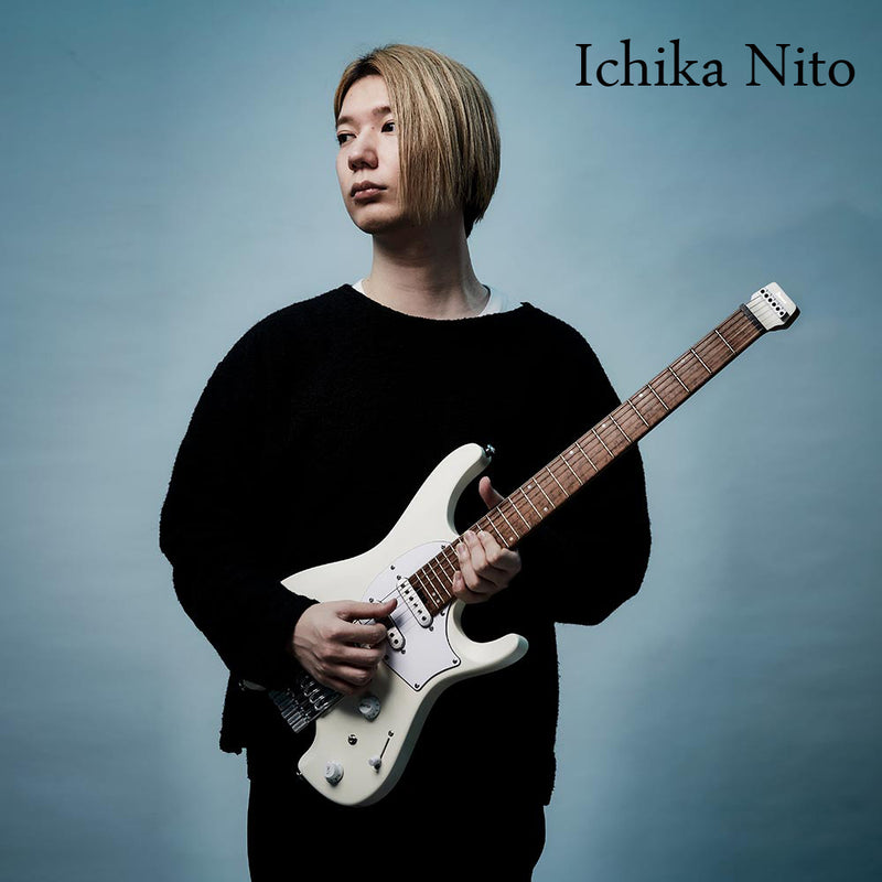 Ibanez ICHI10-VWM Ichika Nito Signature Headless Guitar - Vintage White Matte