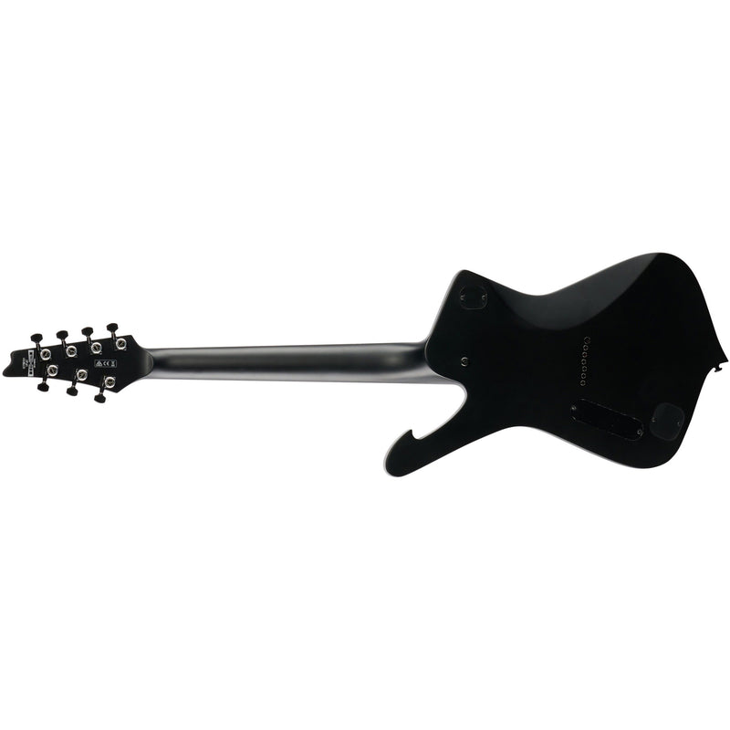 Ibanez ICTB721 Iron Label Iceman 7-String HH Guitar w/ Dimarzio Pickups - Black Flat