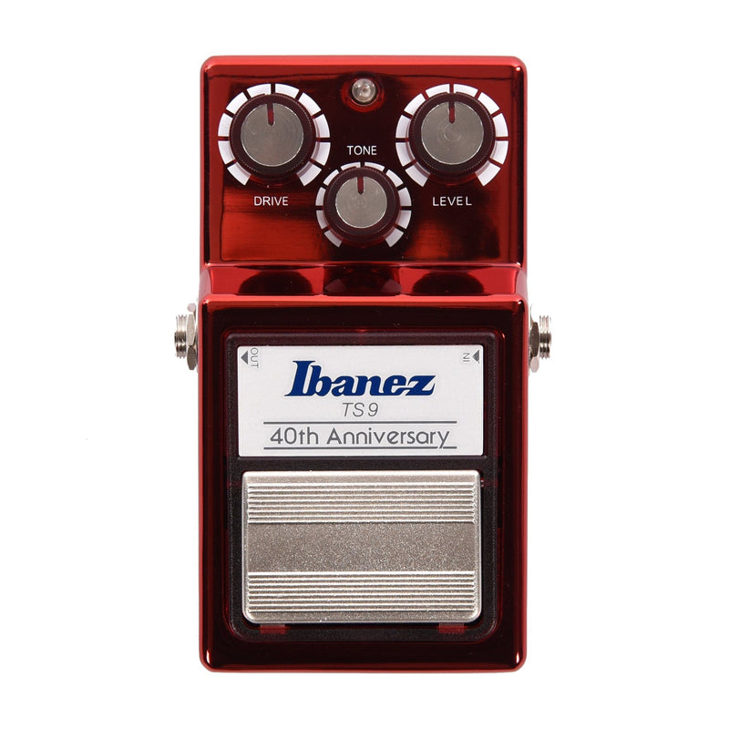 Ibanez Limited Edition TS9 40th Anniversary Overdrive Pedal - Ruby Red