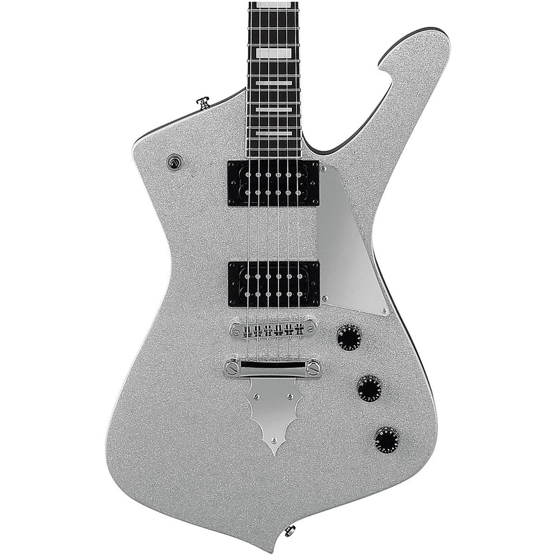 Ibanez PS60SSL Paul Stanley Signature Iceman Guitar - Silver Sparkle
