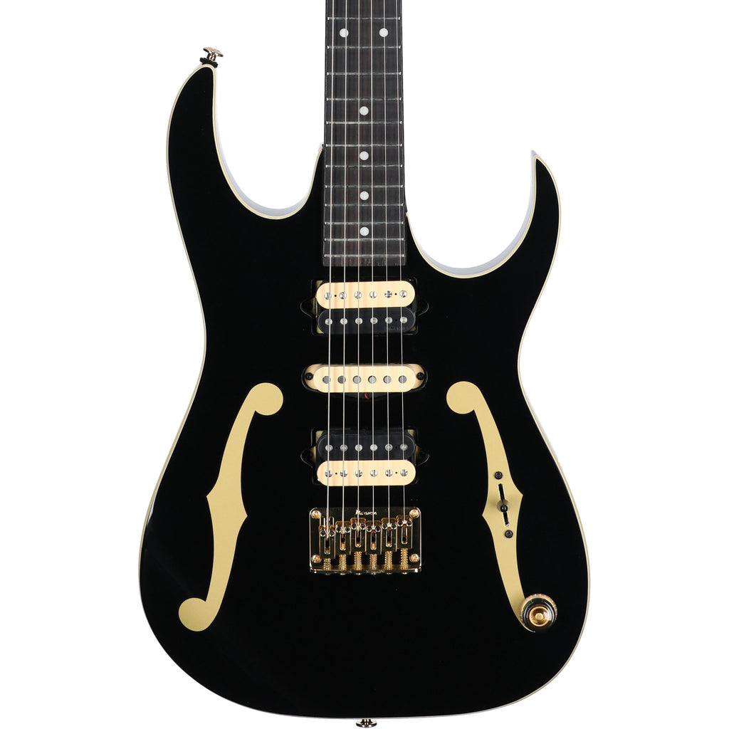 Ibanez PGM50 Premium Paul Gilbert Signature HSH Guitar w/ Dimarzio Pickups and Gig Bag - Black