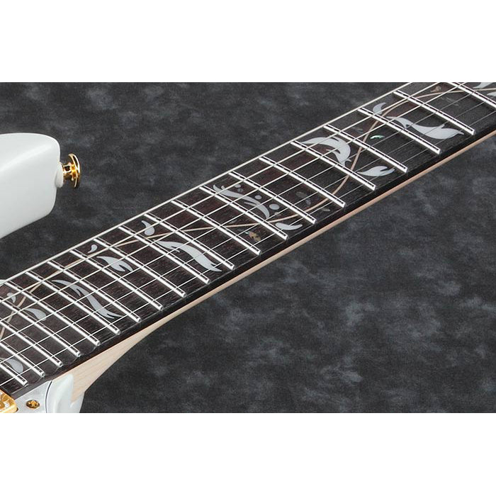 Ibanez PIA3761SLW PIA Steve Vai Signature Guitar w/Case - Stallion White