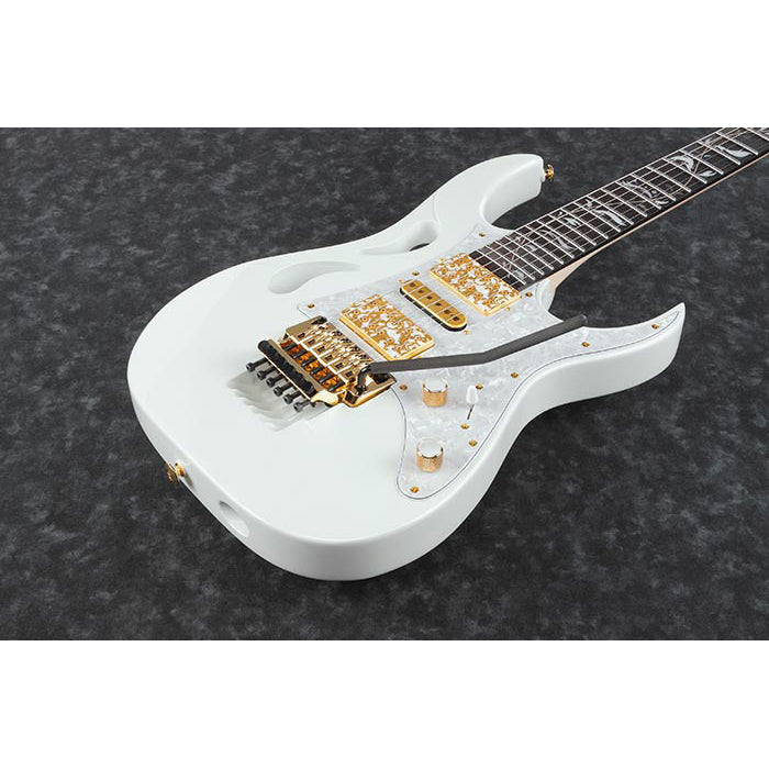 Ibanez PIA3761SLW PIA Steve Vai Signature Guitar w/Case - Stallion White