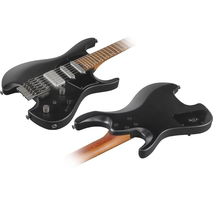 Ibanez QX52 Headless Guitar w/ Multi-Scale Neck - Flat Black