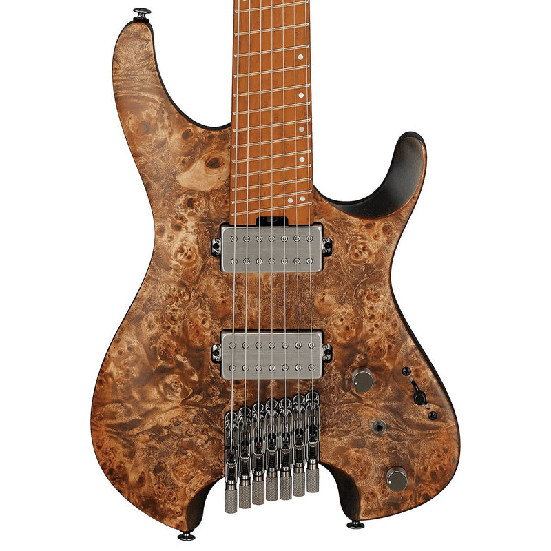 Ibanez QX527PB 7-string Headless Guitar - Antique Brown Stained