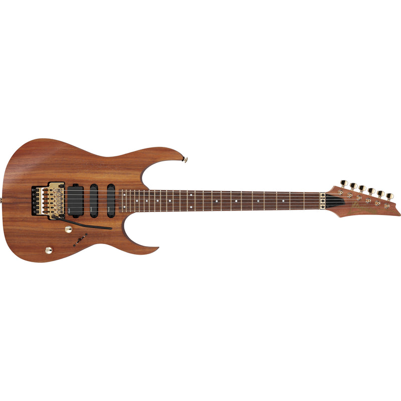 Ibanez Premium RG6PKAG Guitar w/ EMG Pickups - Natural Flat