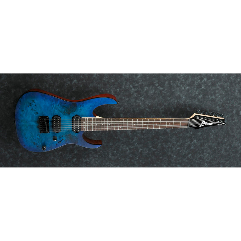 Ibanez RG7421PBSBF RG Standard 7-string Guitar - Sapphire Blue Flat