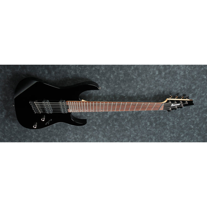 Ibanez RGMS7BK RG Multi Scale 7-string Guitar - Black