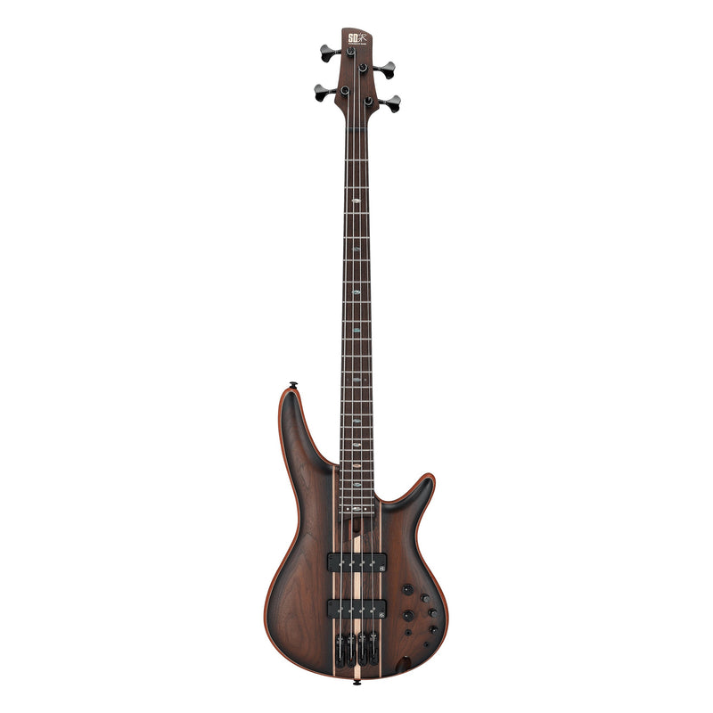 Ibanez SR1350BDUF SR Premium 4-String Electric Bass w/Bag - Dual Mocha Burst Flat