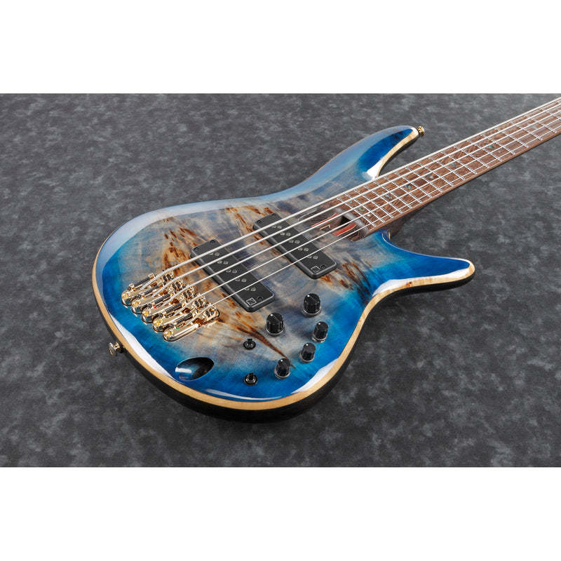 Ibanez SR2605CBB SR Premium 5-string Bass - Cerulean Blue Burst
