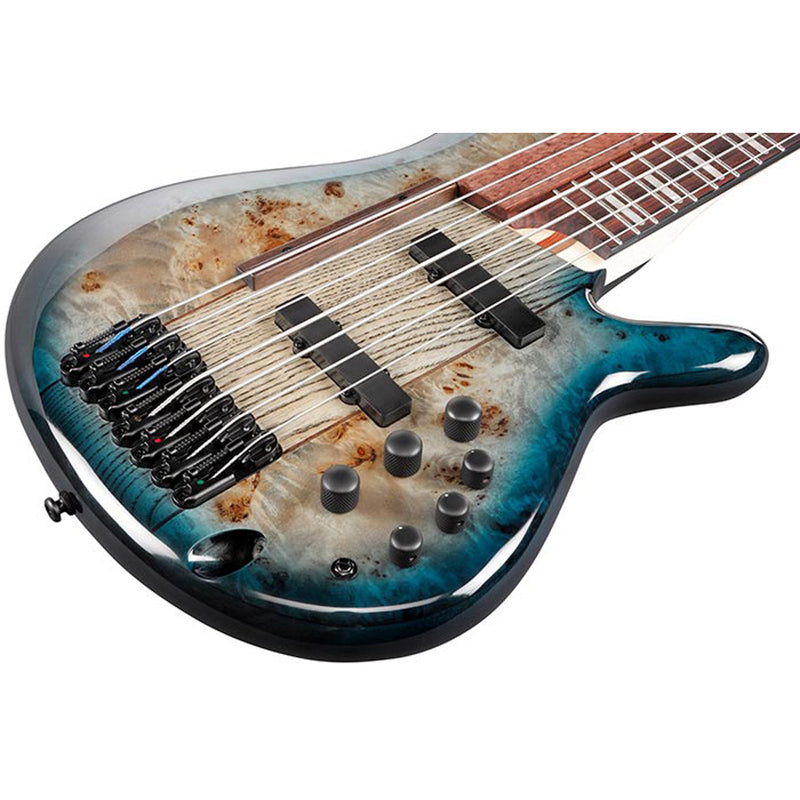 Ibanez SRAS7CBS SR Bass Workshop 7str Electric Bass w/Case - Cosmic Blue Starburst - IN STOCK