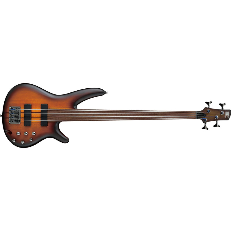 Ibanez SRF700BBF SR Bass Workshop Bass - Fretless - Brown Burst Flat