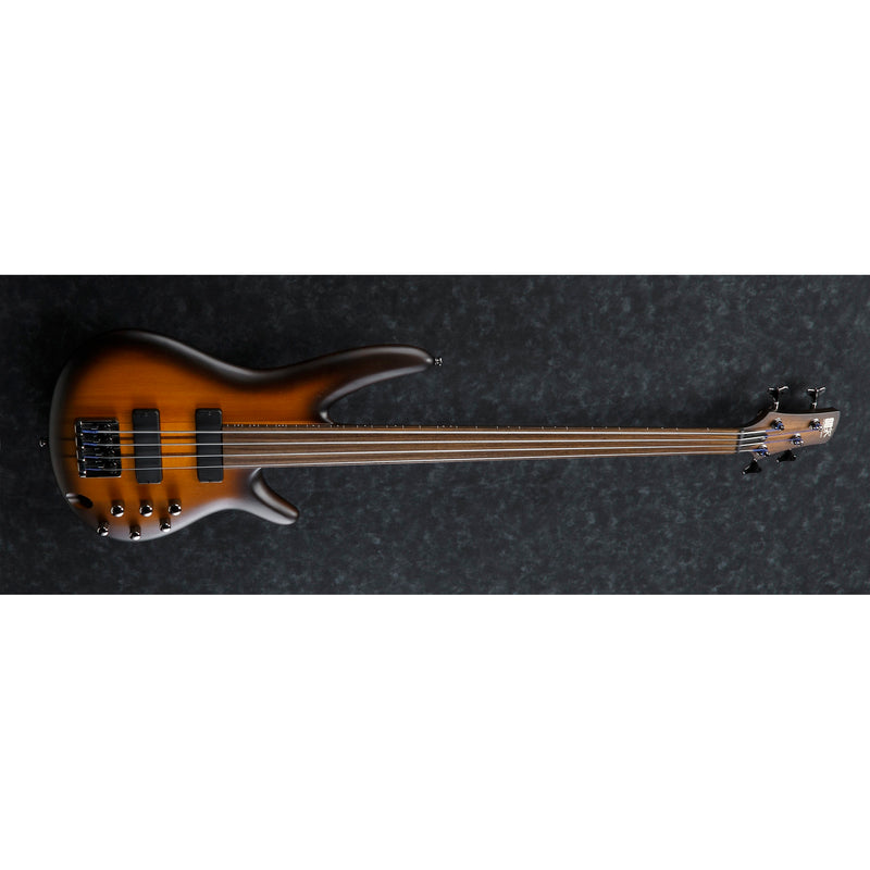 Ibanez SRF700BBF SR Bass Workshop Bass - Fretless - Brown Burst Flat