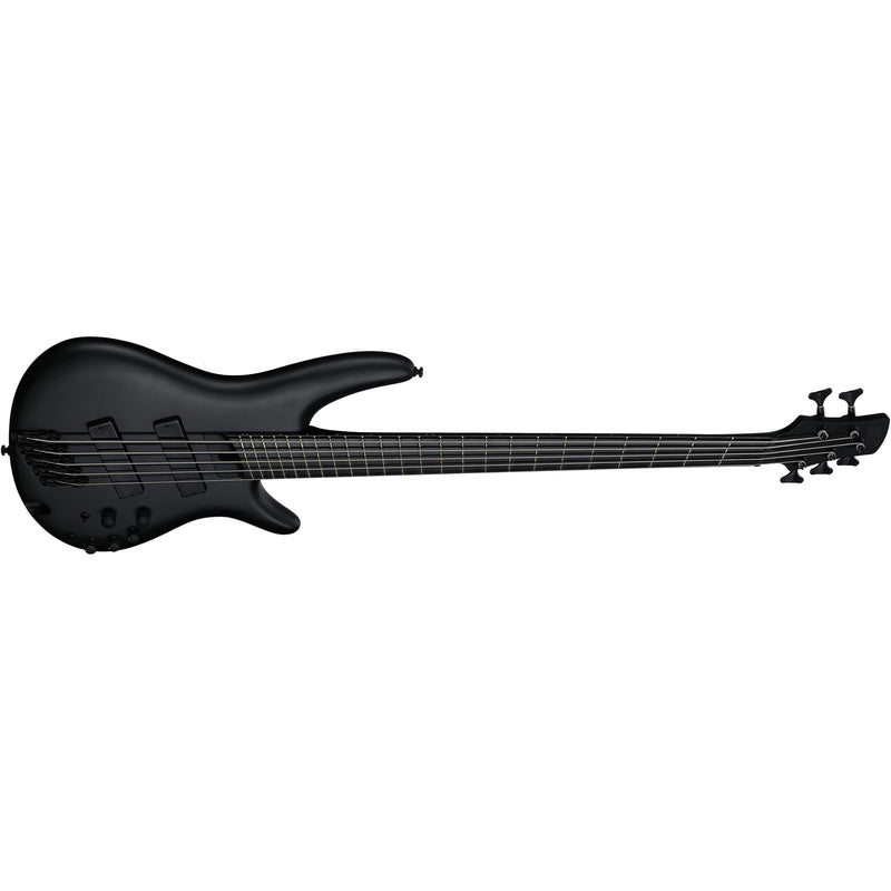 Ibanez SRMS625EX Iron Label 5-String Multi-Scale Bass w/ Bartolina Pickups - Black Flat