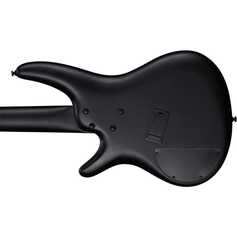 Ibanez SRMS625EX Iron Label 5-String Multi-Scale Bass w/ Bartolina Pickups - Black Flat