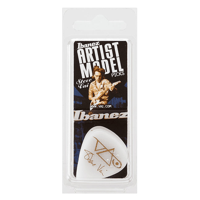Ibanez Steve Vai Signature Rubber Grip Picks - 6 Pack (Model B1000SVRWH)