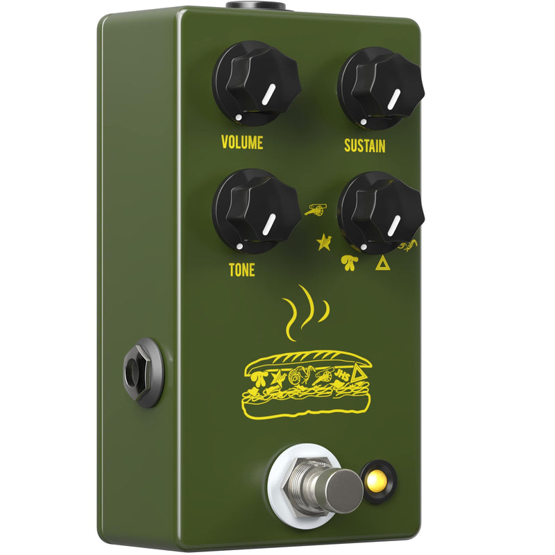 JHS Muffuletta 6-Mode Fuzz Pedal - Army Green