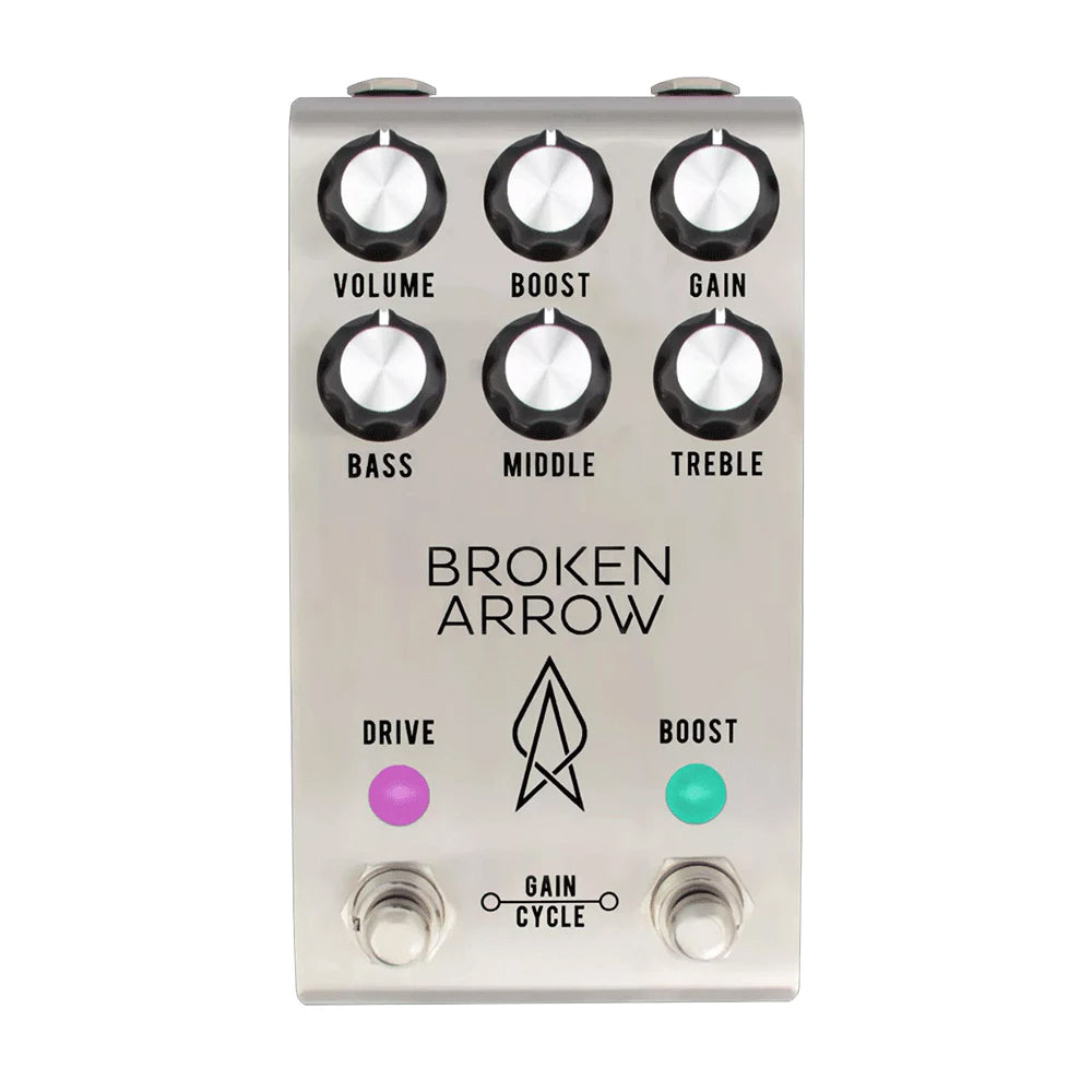 Jackson Audio Broken Arrow Overdrive Silver Pedal