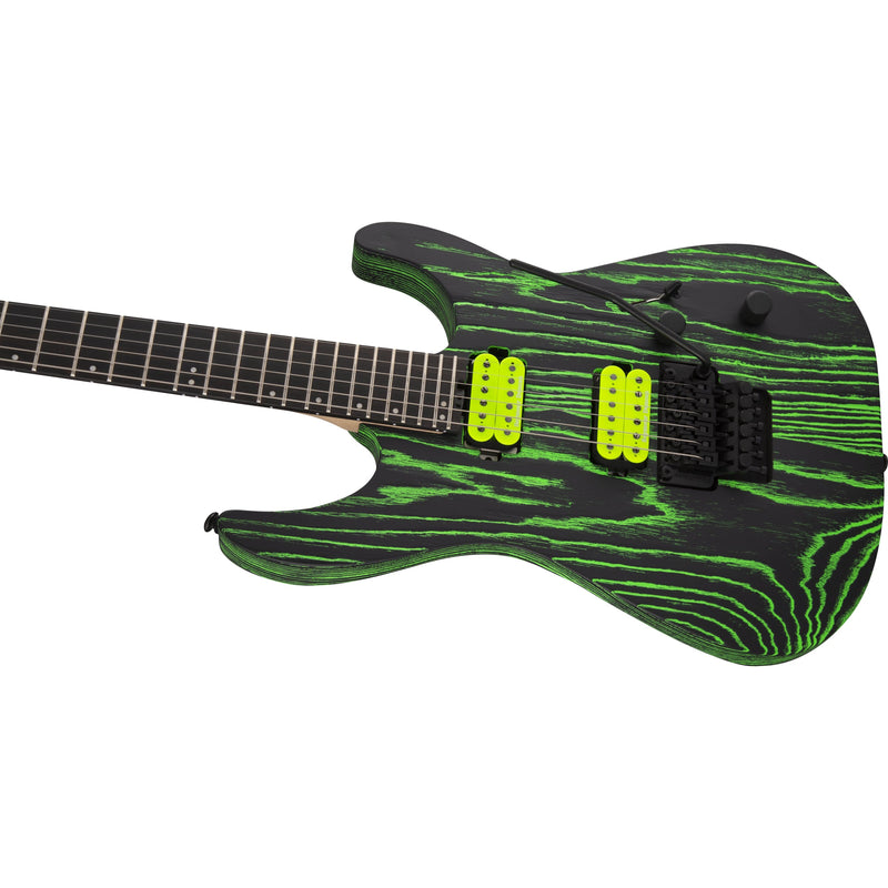 Jackson Pro Series Dinky DK2 Ash Body Guitar - Green Glow