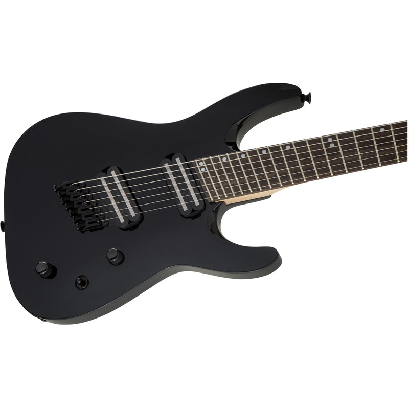 Jackson X Series Dinky Arch Top DKAF7 Multi-Scale Guitar - Gloss Black