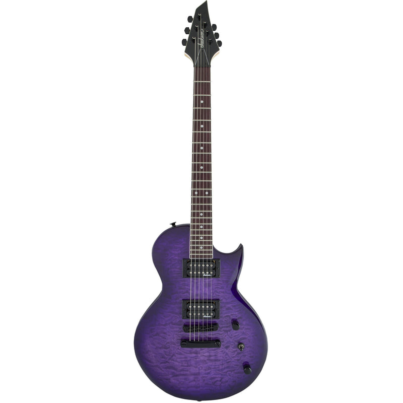 Jackson JS Series Monarkh SC JS22Q Guitar - Transparent Purple Burst
