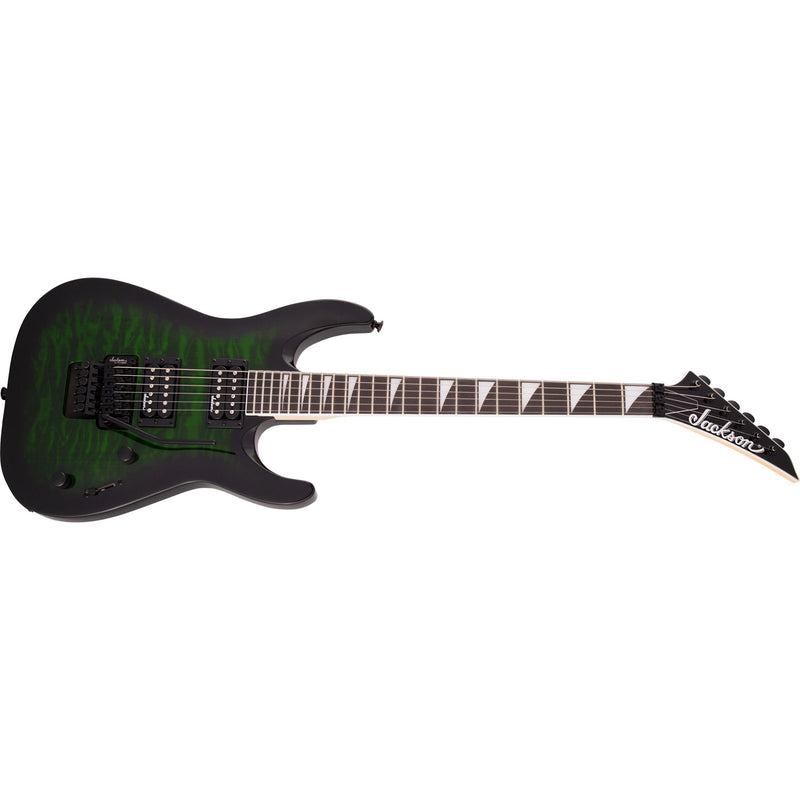 Jackson JS Series Dinky Arch Top JS32Q DKA Guitar - Transparent Green Burst